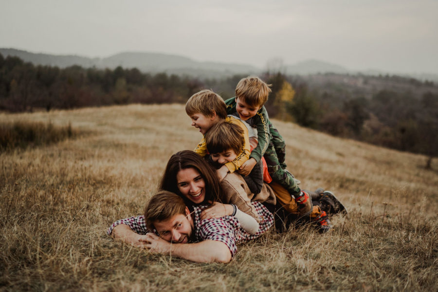 Fotografie de familie în Făget lângă Cluj